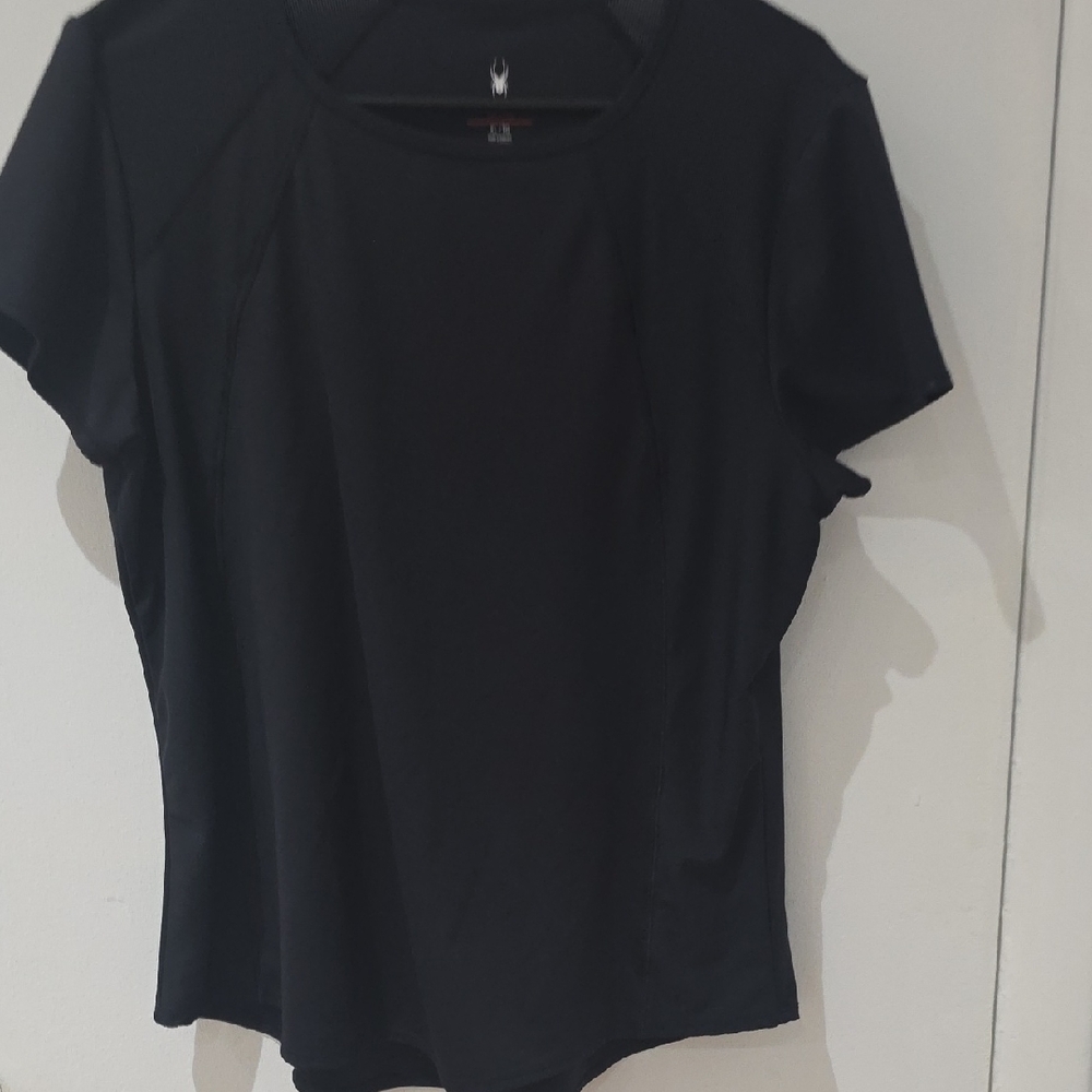 Spyder Black Short Sleeve Women's Tee
